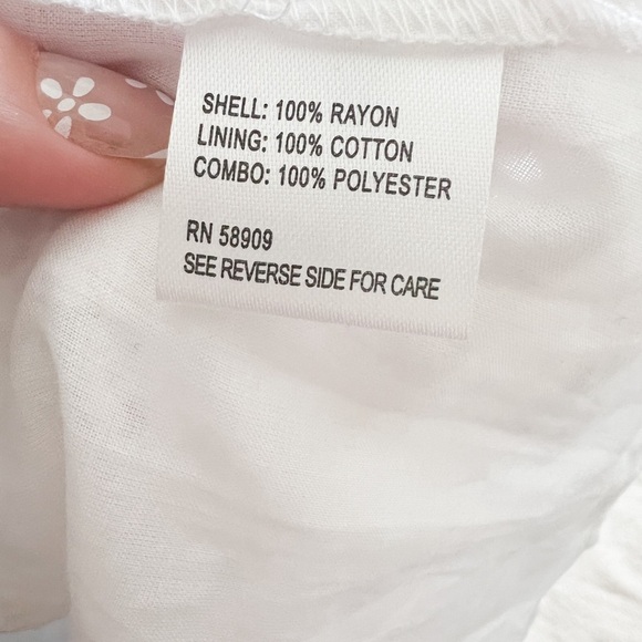 Gianni Bini White Tie Front Eyelet Dress - Picture 10 of 11